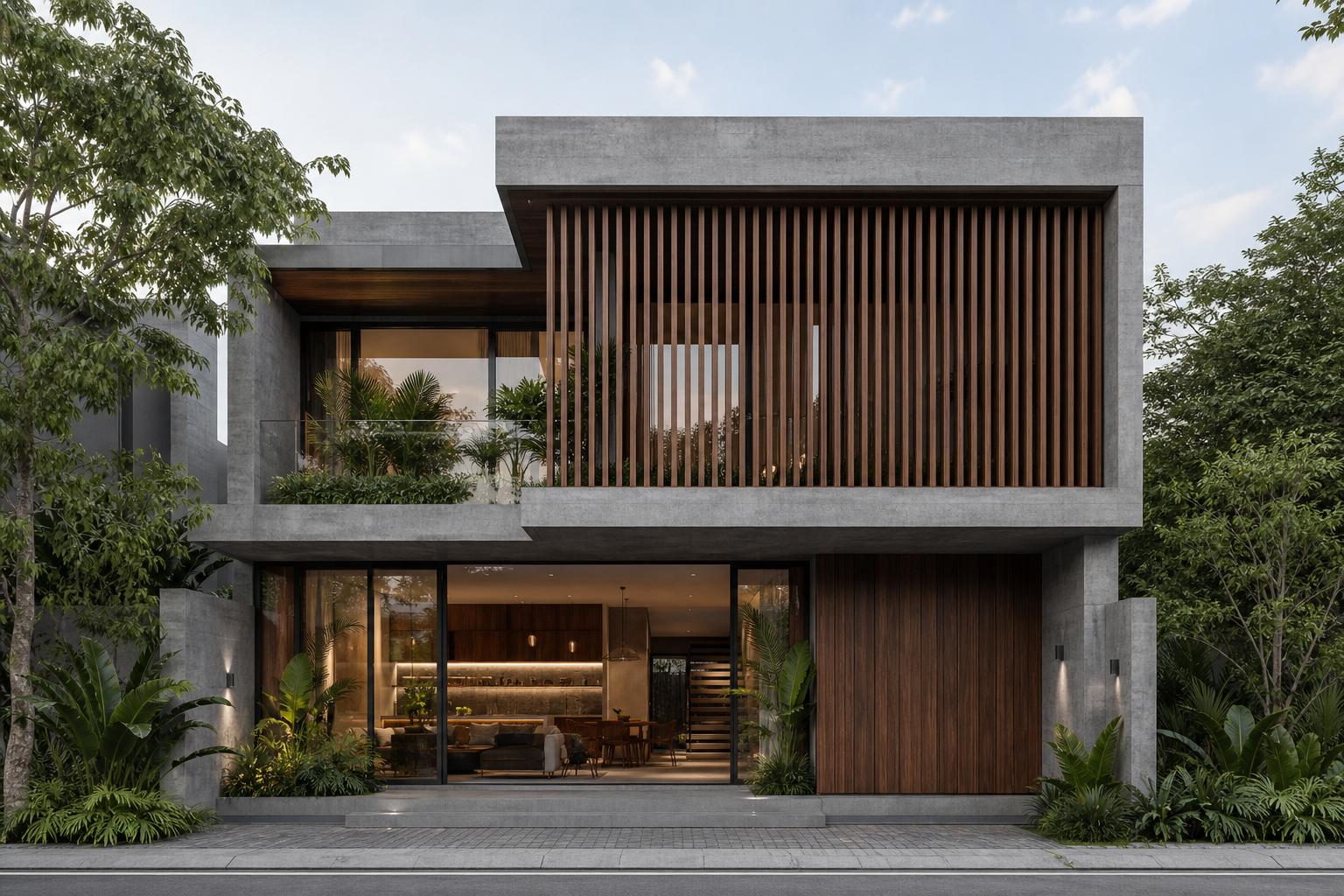 Nhà phố 2 tầng hiện đại 5x20 tại Pleiku Gia Lai